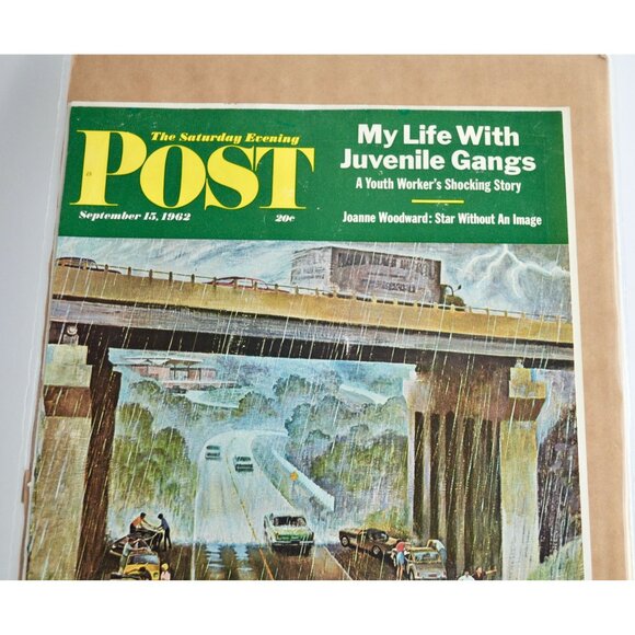 The Saturday Evening Post Magazine COVER September SEPT 15 1962 - Picture 2 of 4